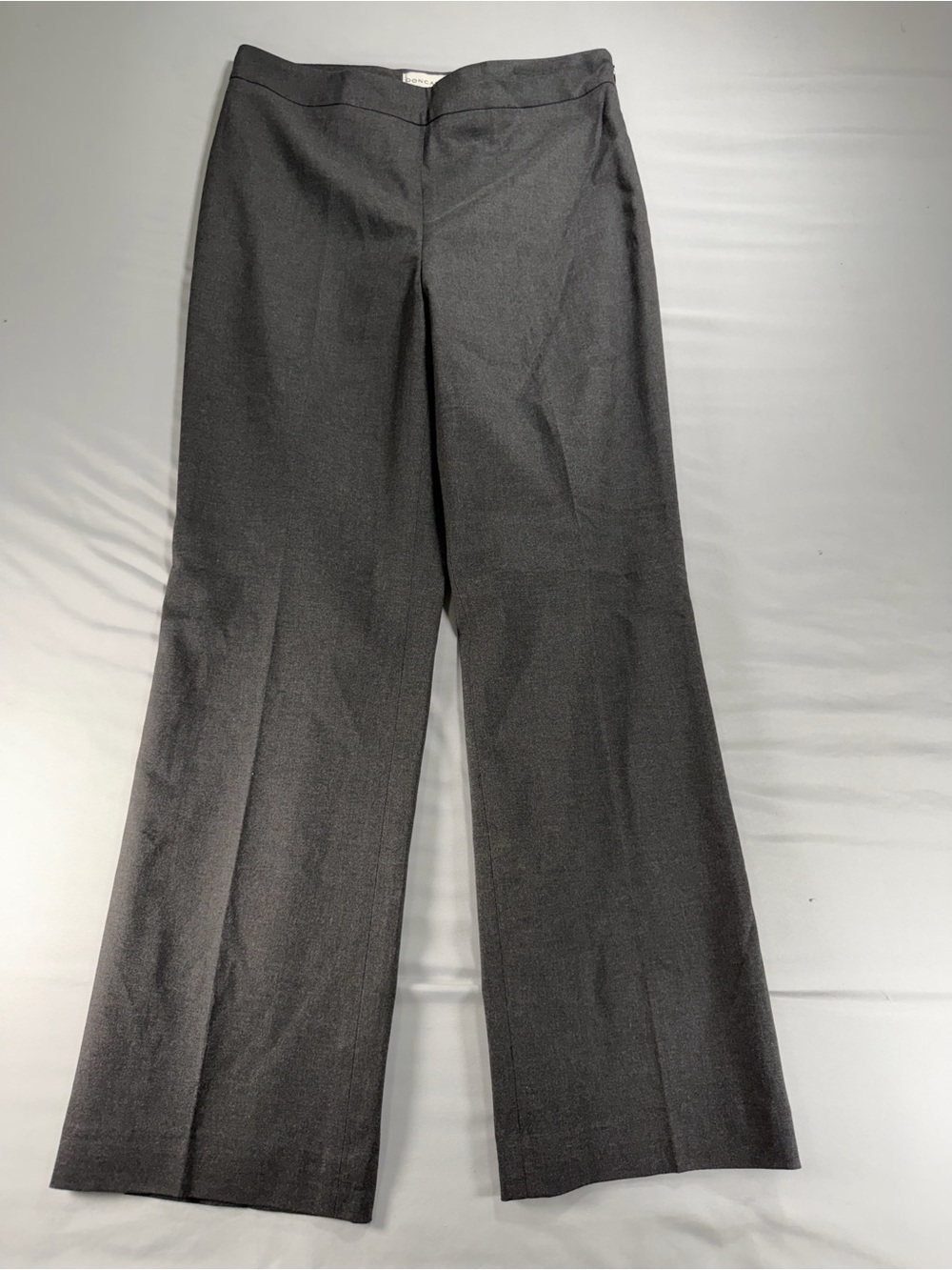 Doncaster Size 8 Gray Career Dress Pants Slacks Trouser Work Business #1063